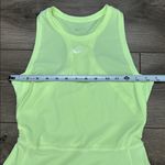 Nike  Victory Summer Tennis Mini Dress Volt Lime Yellow Racerback Size XS Photo 6