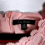 City Studio Pink Lace Sleeveless Fit and Flare Dress Party Cocktail Hoco Sz 13 Photo 4