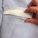 NWT J. Crew Factory cotton blazer notched lined blue white stripe blazer size 10 Photo 5