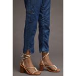 Pilcro Anthropologie  Cottage Utility Cargo Drawstring Jeans Size Small Relaxed Photo 2