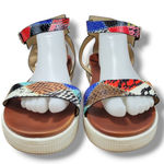 Shoes Size 11 US Women's MIA Ellen Platform Sandals Ankle Strap Animal Print Women's Shoes Photo 2