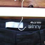 7 For All Mankind NWT B (air) Black Distressed Ankle Skinny Jeans Photo 7