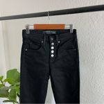 Veronica Beard NWT  Debby Skinny Button Fly Jean Size 24 in Onyx Photo 4
