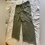 Open Edit Baggy Stretch Jersey Cargo Pants green olive Photo 2
