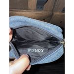 Guess Y2K VTG  Denim Jean Leather Cord Shoulder Bag Crossbody Saddle Brown Photo 8