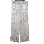 Athleta Cabo Linen Wide Leg Pant Grey Size 6 Photo 4