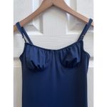 Danielle Bernstein  Blue Milkmaid Adjustable Spaghetti Straps Dress Size Small Photo 3