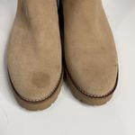 Blondo waterproof tan suede combat boots lug Sole size 8 Photo 2