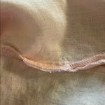 Quince Women’s Linen Short Sleeve Button Front Shirt Blouse Pink XL Photo 6