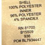 Vintage Blair Womens Blue Sheer AllOver Print Fully Lined Wrap Front Blouse sz M Size M Photo 3