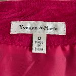 Yvonne Le Marie Capelet Short Leather Jacket- Single Button- Pink- Size 12 Photo 7