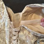 Women’s Chiffon & Lace Appliqué Corset Back Dress Mother of the Bride Size 10 Photo 9