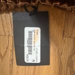 Molly and Zoey Rust off the shoulder velvet smocked crop top Photo 1