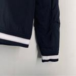 Trouve Embroidered Bomber Jacket Cranes & Cherry Blossoms Black size M Size M Photo 8