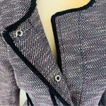 Banana Republic Textured Tweed Blazer Jacket, Size 4, Navy/Red/Multi, NWOT Photo 7