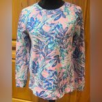 Lilly Pulitzer  Luxletic Just A Lil Jelly Beach Comber Pullover Sweatshirt‎ Small Photo 5
