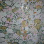 Analogy L Cotton All Over Floral in Gold Olive Pink Pullover Top Green Size L Photo 3