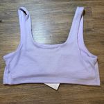 If It Were Me  Lilac Waffle Knit Loungewear Crop Top Photo 7