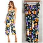 Tularosa x Revolve Floral Strapless Wide Leg Jumpsuit Boho Resort Photo 1