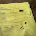 DL1961  Toni High Rise Crop 4-Way Stretch Yellow Jeans Photo 8