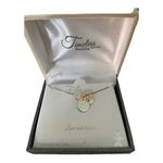 Disney Minnie Mouse Women's Two Tone Sterling Silver Minnie Pendant Necklace 18" Photo 3