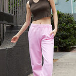 Brandy Melville  Bubblegum Pink Sweatpants Rosa Photo 0
