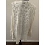 Lane Bryant Open Cardigan Sweater Plus 18 20 Cold Shoulder off white excellent Photo 4