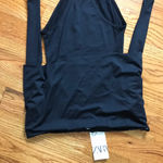 ZARA  Black Off-Shoulder Bodysuit NWT Photo 2