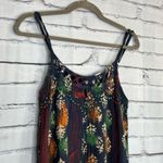 Just Cruising Multicolor Hawaiian Print Midi Tank Dress Spaghetti Strap Freesize Black Size undefined Photo 2
