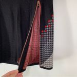 Title Nine Merino Wool Houndstooth Geometric Zipper Detail Mini Skirt Size XS Photo 2