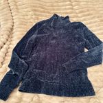 COS Blue Women's Velvet Texture knit Sweater Photo 4