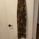 Floral Vintage Maxi Dress Green Size M Photo 2