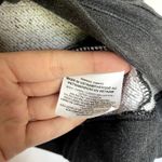 Nike gray white swoosh hooded sweatshirt hoodie women's size M kangaroo cotton Photo 4