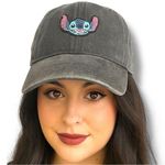 Disney Lilo & Stitch Smiling Stitch Chenille Patch Cap Photo 0