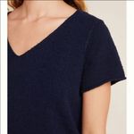 Anthropologie Valentina Navy Blue Short Sleeve Sweater Photo 6