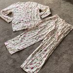 Delicates  Lingerie Print Flannel Pajama Set SIZE L/G Photo 0
