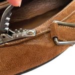 Barbara Bui BUI Brown Suede Leather Buckle Accent Ballet Flats Photo 9