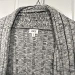 BKE Women Gray Marled Knit Open Front Long Sleeve Cardigan Sweater Size S Photo 3
