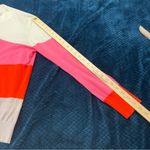 Chinti & Parker Wool Cashmere Color‎ Block High Neck Sweater Soft Lightweight L Pink Size L Photo 13