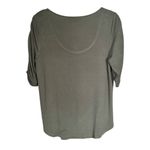 The Nines by Hatch Women Sz M Elbow Sleeve Scoop Neck Shirred Maternity T Photo 5