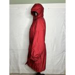 Columbia Womens Red Long Insulated Heavy Coat Hooded Parka Full Zip Sz M Photo 4
