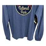 Yosemite National Park Blue Long Sleeve Unisex Shirt Size Large NWT Travel Photo 2