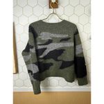 AQUA Green Camo-Print Knit Sweater (Bloomingdale's Exclusive) - Size - Medium Photo 2
