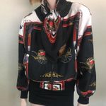 Vintage 80s 90s Scarf Bomber Jacket Photo 1