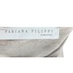 FABIANA FILIPPI Dress Tan Beige Colorblock Small Sheath Boho Lagenlook V Photo 5