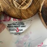 Vintage 70s Sears Perma Prest Polyester Floral Print Button Shirt L Pink Size L Photo 4