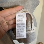 J.Crew 100% Cotton Sweatshirt Blazer Jacket One Button Women's Size 4 Gray NWOT Photo 7