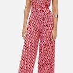 Diane Von Furstenberg DVF Target  Pink‎ Geo Print Jumpsuit Size Small Photo 4