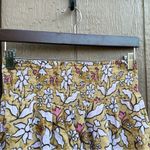 Aerie Womens Shorts Beige Tan Pink Floral Smocked Waist Flowy Size Medium Photo 3