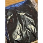 Athleta Layered Shirt Scrunch Bottom Size Medium Black Polyester Blend Preppy Photo 14